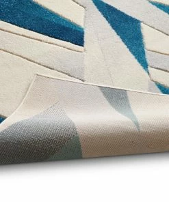 Well Woven Lalu Blue Modern Rug 3'11