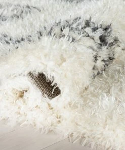 Well Woven Yucca Modern Ethnic Shag Ivory Grey Soft Rug 13 Well Woven Yucca Modern Ethnic Shag Ivory Grey Soft Rug