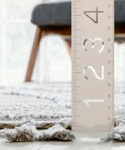 Well Woven Tribal Lydia Contemporary Coastal Geometric Grey High-Low Textured Rug 15 Well Woven Tribal Lydia Contemporary Coastal Geometric Grey High-Low Textured Rug