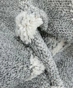 Well Woven Tribal Lydia Contemporary Coastal Geometric Grey High-Low Textured Rug 14 Well Woven Tribal Lydia Contemporary Coastal Geometric Grey High-Low Textured Rug