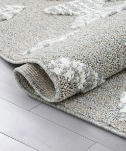 Well Woven Savannah Tribal Geometric Pattern Ivory High-Low Textured Rug 21 Well Woven Savannah Tribal Geometric Pattern Ivory High-Low Textured Rug