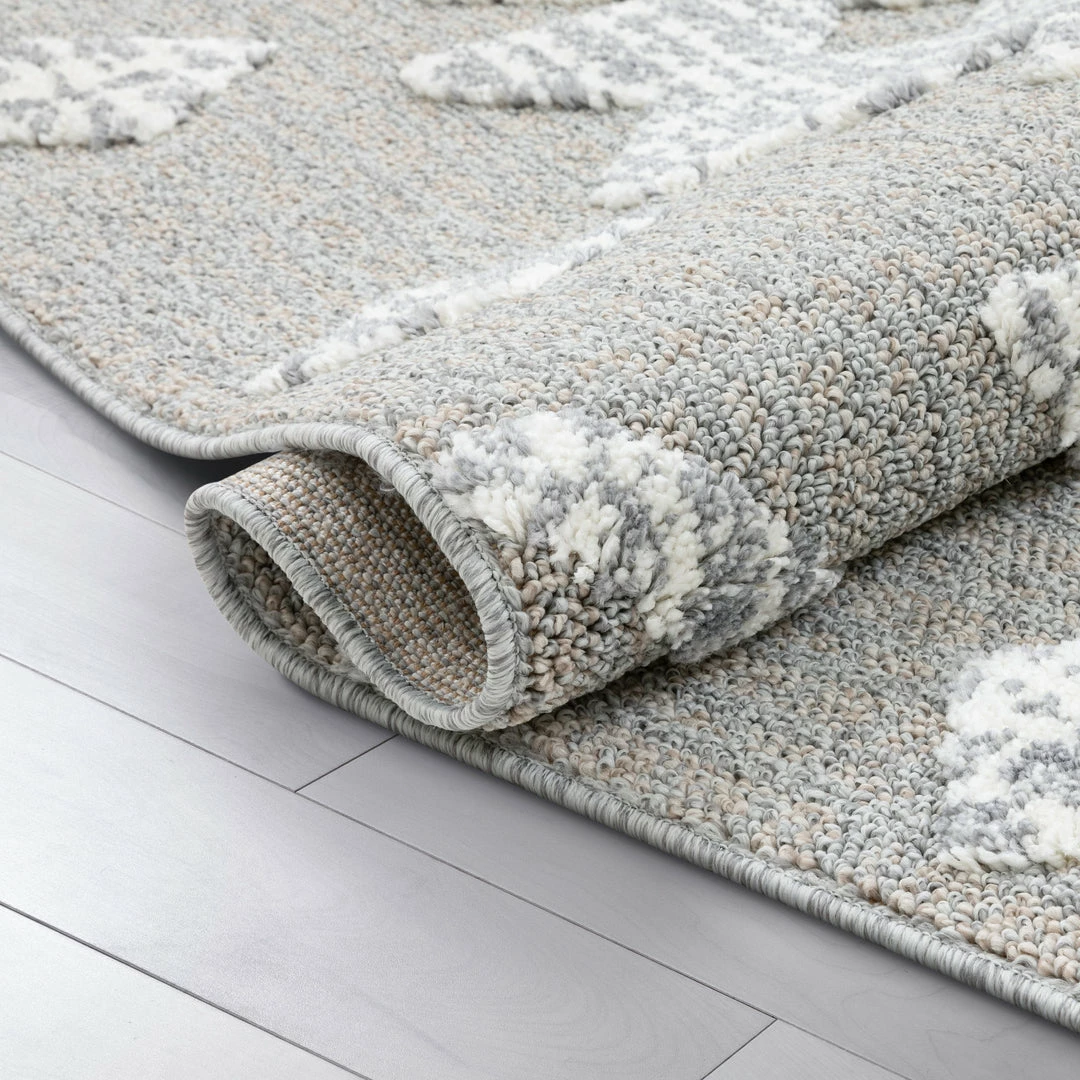 Well Woven Savannah Tribal Geometric Pattern Ivory High-Low Textured Rug 11 Well Woven Savannah Tribal Geometric Pattern Ivory High-Low Textured Rug