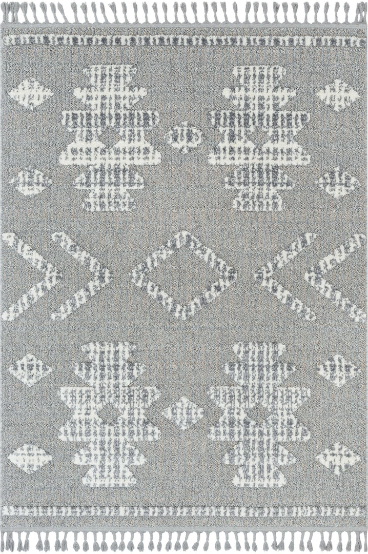 Well Woven Savannah Tribal Geometric Pattern Ivory High-Low Textured Rug 2 Well Woven Savannah Tribal Geometric Pattern Ivory High-Low Textured Rug