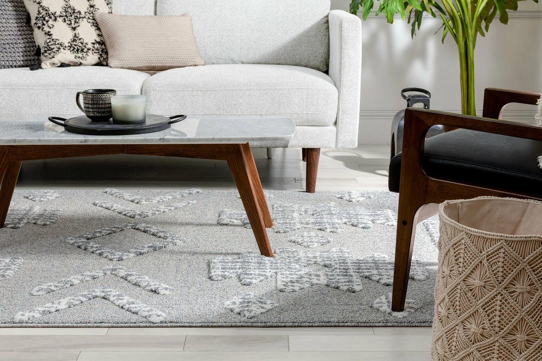 Well Woven Savannah Tribal Geometric Pattern Ivory High-Low Textured Rug 10 Well Woven Savannah Tribal Geometric Pattern Ivory High-Low Textured Rug