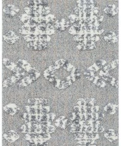 Well Woven Savannah Tribal Geometric Pattern Ivory High-Low Textured Rug 16 Well Woven Savannah Tribal Geometric Pattern Ivory High-Low Textured Rug