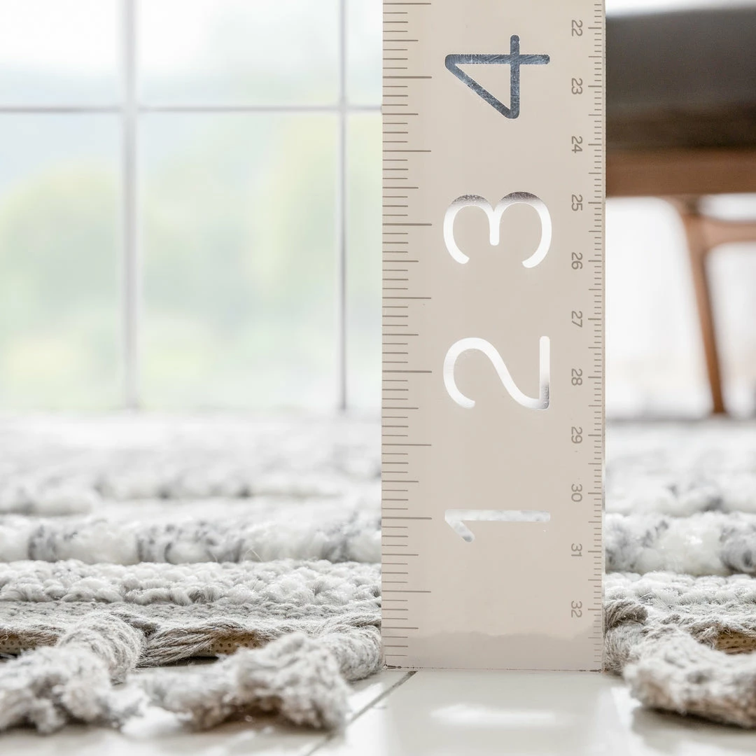 Well Woven Savannah Tribal Geometric Pattern Grey High-Low Textured Rug 5 Well Woven Savannah Tribal Geometric Pattern Grey High-Low Textured Rug