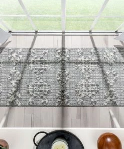 Well Woven Savannah Tribal Geometric Pattern Grey High-Low Textured Rug 17 Well Woven Savannah Tribal Geometric Pattern Grey High-Low Textured Rug