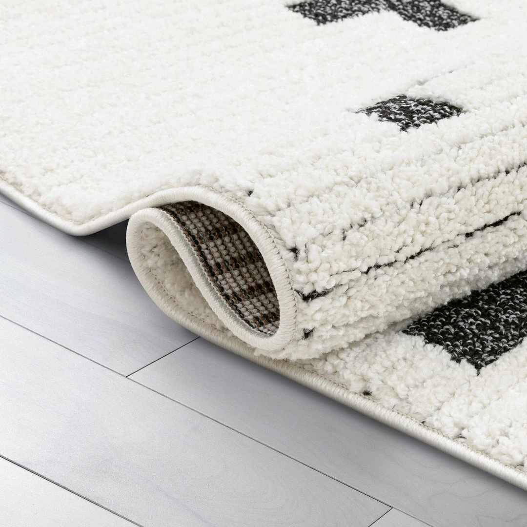 Well Woven Marguerite Contemporary Geometric Stripes Ivory High-Low Textured Rug 8 Well Woven Marguerite Contemporary Geometric Stripes Ivory High-Low Textured Rug