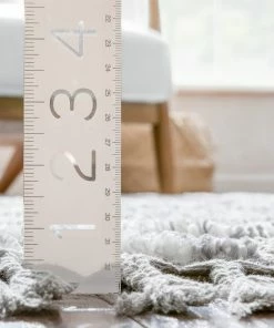 Well Woven Willow Moroccan Lattice Trellis Grey High-Low Textured Rug