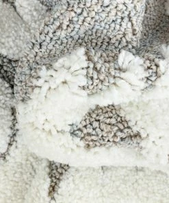 Well Woven Addison Tribal Moroccan Diamond Pattern Beige High-Low Textured Rug Global