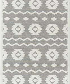 Well Woven Addison Tribal Moroccan Diamond Pattern Beige High-Low Textured Rug Global