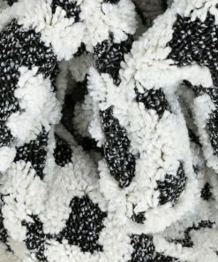 Well Woven Global Eliana Tribal Geometric Chevron Pattern Dark Grey White High-Low Textured Rug