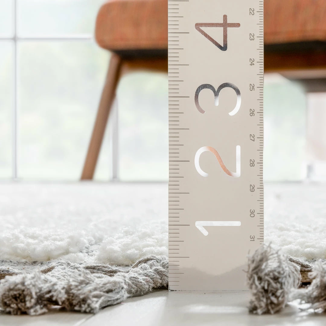 Well Woven Gianna Modern Geometric Stripes Cream Grey High-Low Textured Rug Tribal 5 Well Woven Gianna Modern Geometric Stripes Cream Grey High-Low Textured Rug Tribal