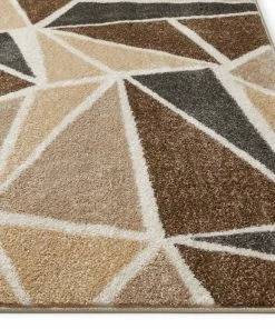 Well Woven Global Blossom Ivory Mid-Century Modern Geometric Rug