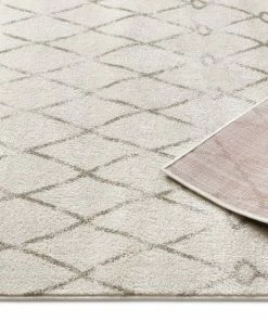 Well Woven Passione Ivory Modern Trellis Rug Vintage