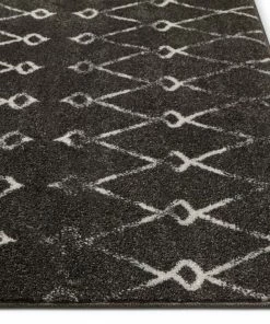 Well Woven Geometric Passione Grey Modern Trellis Rug