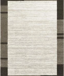 Well Woven Contessa Ivory Modern Border Distressed Rug Global