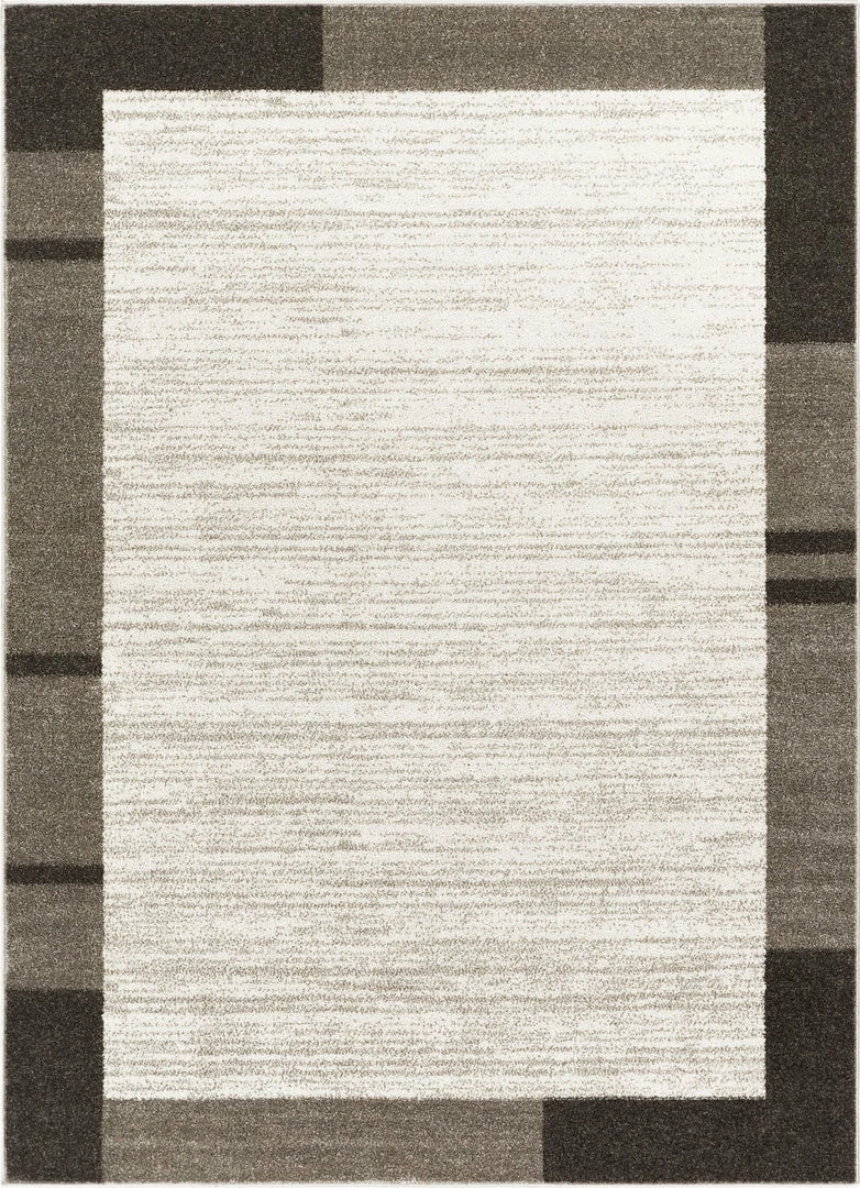 Well Woven Contessa Ivory Modern Border Distressed Rug Global 1 Well Woven Contessa Ivory Modern Border Distressed Rug Global