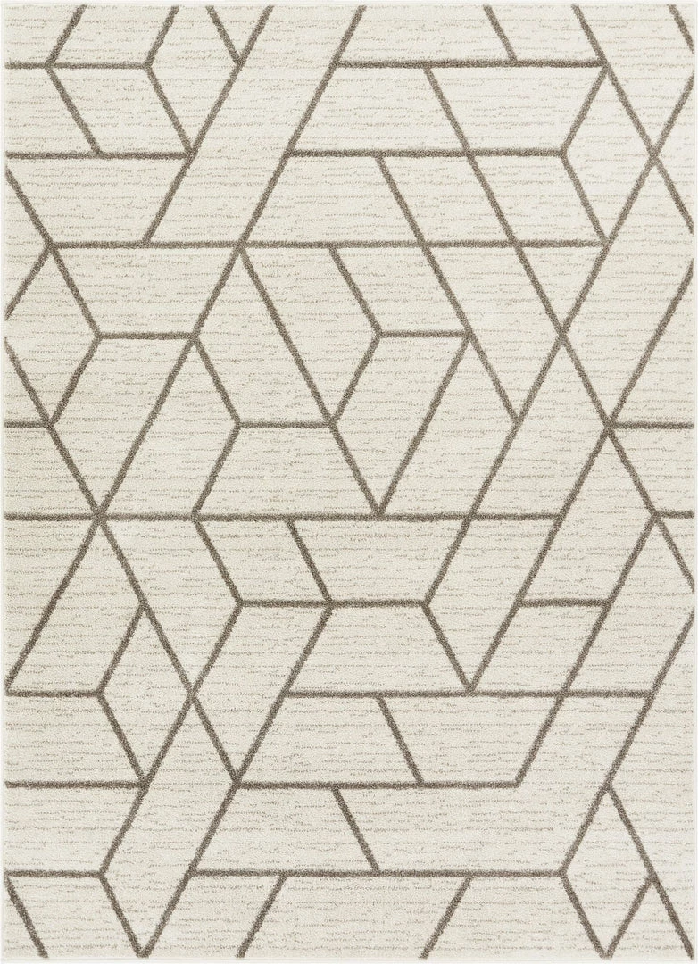 Well Woven Global Tume Ivory Modern Tiled Geometric Rug 1 Well Woven Global Tume Ivory Modern Tiled Geometric Rug
