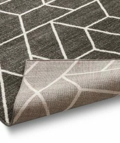 Well Woven Global Tume Grey Modern Tiled Geometric Rug