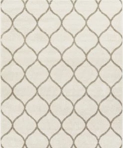 Well Woven Ramon Ivory Moroccan Lattice Ogee Rug Global