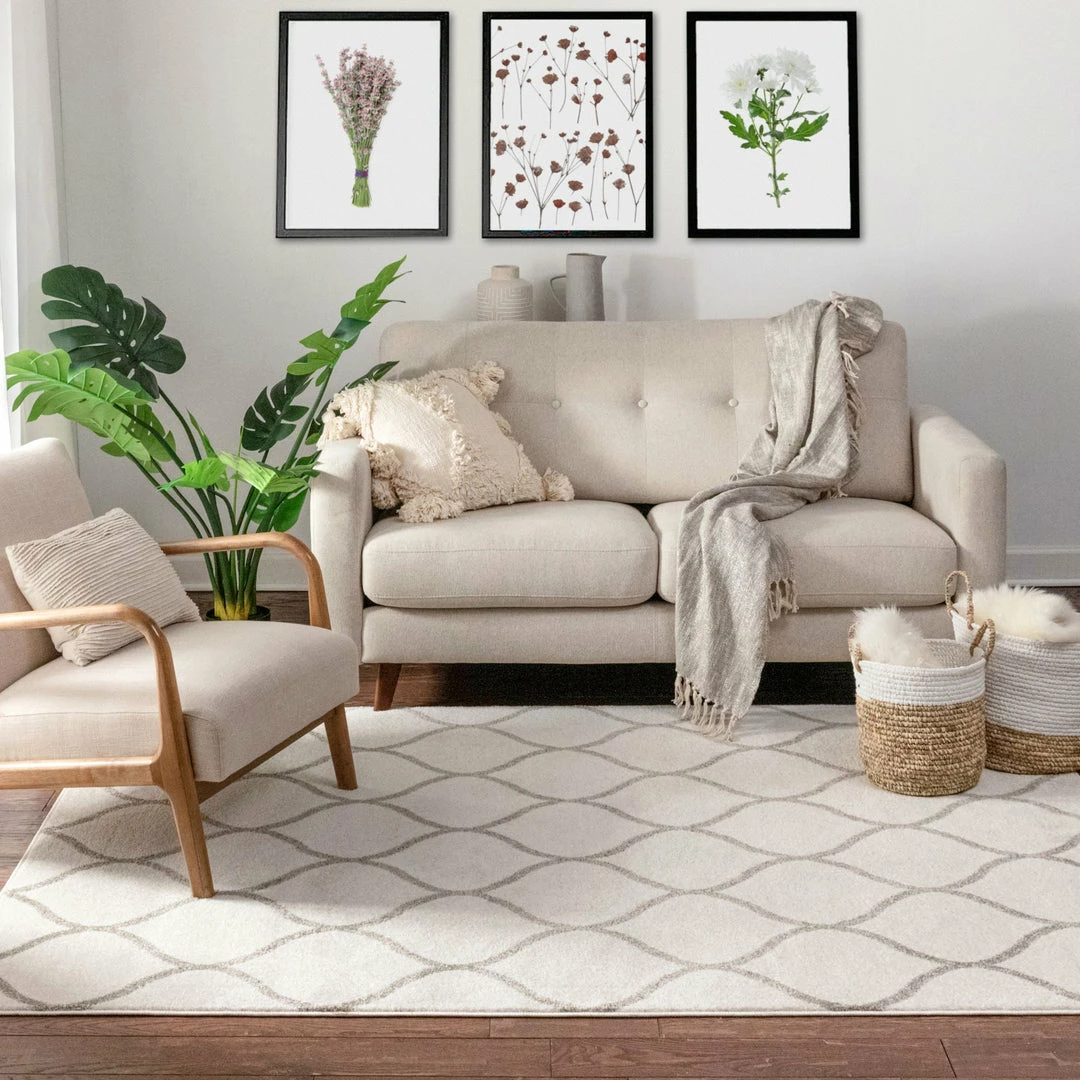 Well Woven Ramon Ivory Moroccan Lattice Ogee Rug Global 5 Well Woven Ramon Ivory Moroccan Lattice Ogee Rug Global