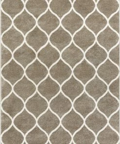 Well Woven Ramon Grey Moroccan Lattice Ogee Rug Global