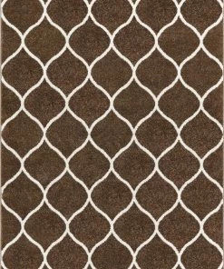 Well Woven Ramon Brown Moroccan Lattice Ogee Rug Global