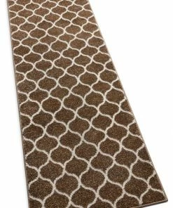 Well Woven Ramon Brown Moroccan Lattice Ogee Rug Global