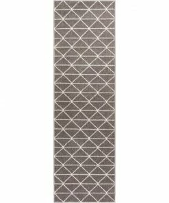 Well Woven Global Dulce Grey Modern Geometric Triangles Rug