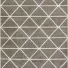 Well Woven Global Dulce Grey Modern Geometric Triangles Rug
