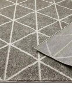 Well Woven Global Dulce Grey Modern Geometric Triangles Rug