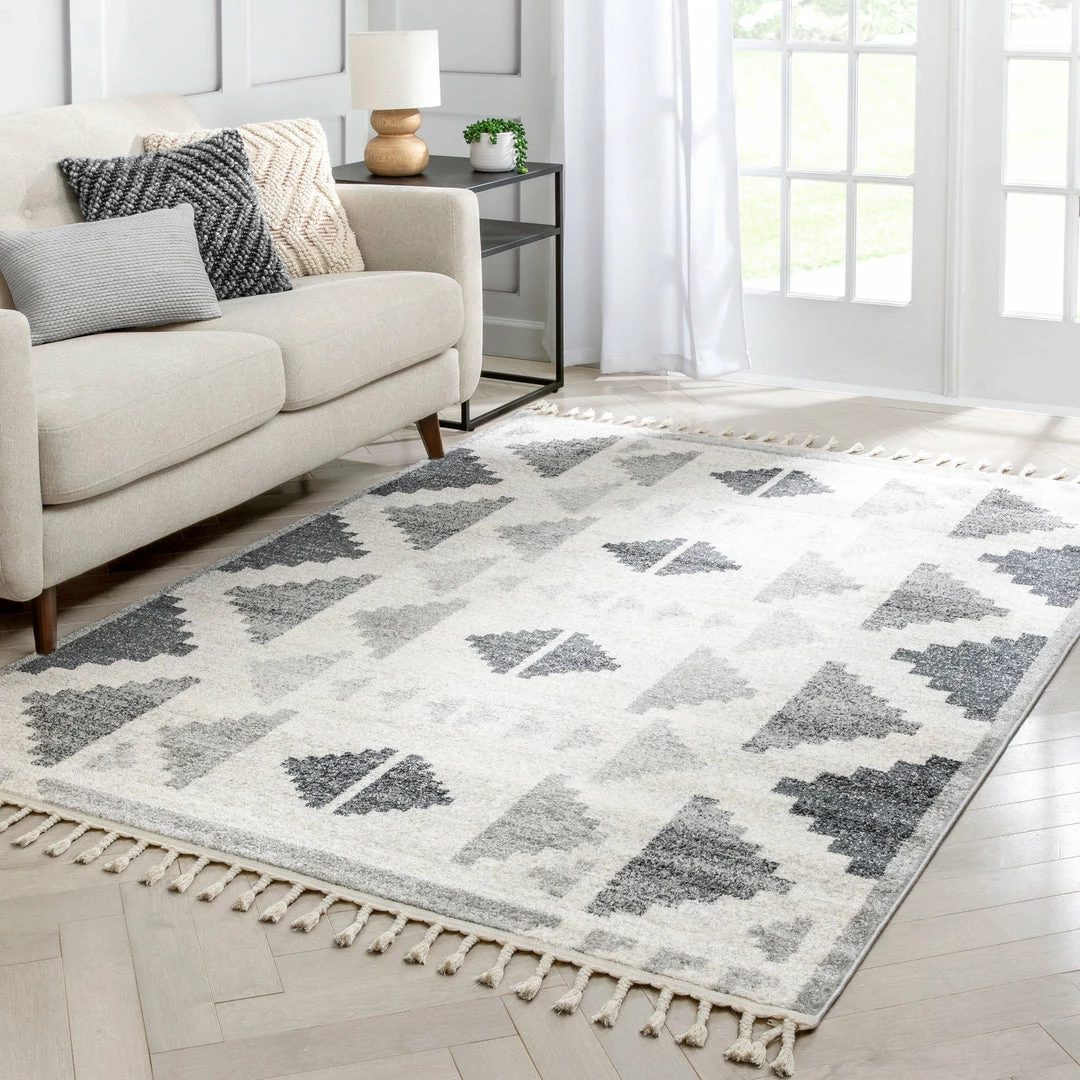 Well Woven Ada Moroccan Tribal Geometric Grey Rug Global 6 Well Woven Ada Moroccan Tribal Geometric Grey Rug Global