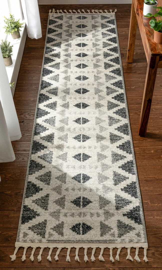 Well Woven Ada Moroccan Tribal Geometric Grey Rug Global 12 Well Woven Ada Moroccan Tribal Geometric Grey Rug Global