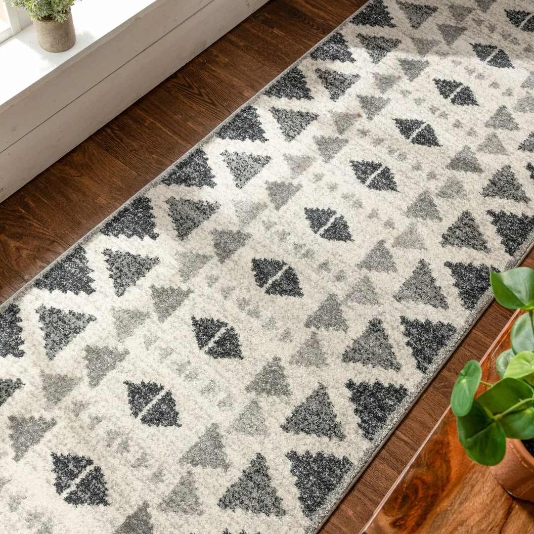 Well Woven Ada Moroccan Tribal Geometric Grey Rug Global 10 Well Woven Ada Moroccan Tribal Geometric Grey Rug Global