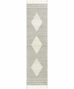 Well Woven Global Josie Nordic Medallion Stripes Ivory Rug