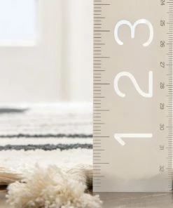 Well Woven Global Josie Nordic Medallion Stripes Grey Rug