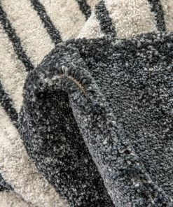 Well Woven Global Josie Nordic Medallion Stripes Grey Rug