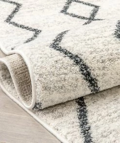 Well Woven Noni Moroccan Lattice Trellis Ivory Rug