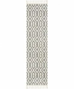 Well Woven Noni Moroccan Lattice Trellis Ivory Rug