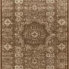 Well Woven Millie Brown Vintage Traditional Medallion Distressed Rug Global