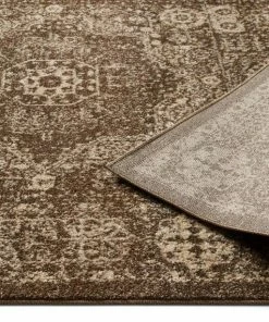 Well Woven Millie Brown Vintage Traditional Medallion Distressed Rug Global