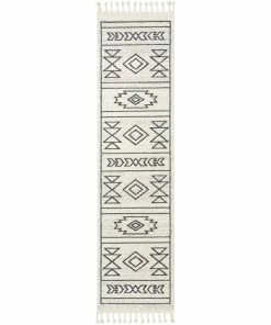 Well Woven Gota Moroccan Tribal Ivory Rug Global