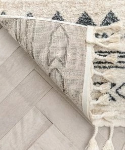 Well Woven Global Ratu Moroccan Tribal Geometric Ivory Rug