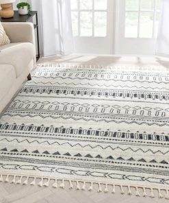 Well Woven Global Ratu Moroccan Tribal Geometric Ivory Rug