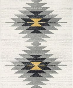 Well Woven Moto Tribal Southwestern Ivory Rug Global