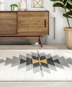 Well Woven Moto Tribal Southwestern Ivory Rug Global 15 Well Woven Moto Tribal Southwestern Ivory Rug Global