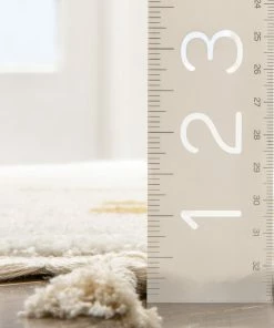 Well Woven Carly Nordic Solid & Striped Gold Rug