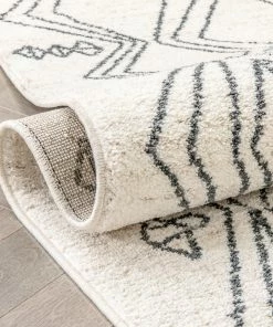 Well Woven Darcy Modern Farmhouse Tribal Pattern Ivory Rug