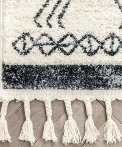 Well Woven Darcy Modern Farmhouse Tribal Pattern Ivory Rug